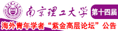 我要肏女人大屄屄视频南京理工大学第十四届海外青年学者紫金论坛诚邀海内外英才！